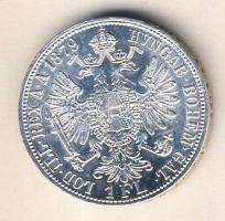 Ausztria 1879. 1Fl Ag T:2+ apró ph