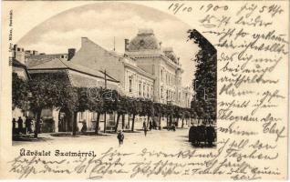 1900 Szatmárnémeti, Szatmár, Satu Mare; utca. Lövy Miksa kiadása / street view