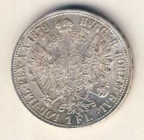 Ausztria 1879. 1Fl Ag T:2 apró ph
