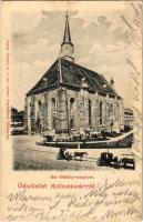 1902 Kolozsvár, Cluj; Szent Mihály templom. Dunky Fivérek cs. és kir. udvari fényképészek / church