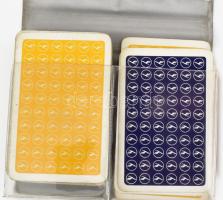 Lufthansa 2 db kártyapakli, tartóban