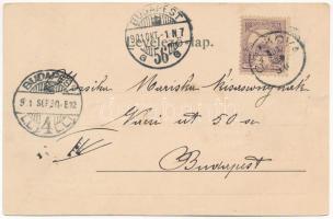 1901 Csák, Csákova, Ciacova; Zárda, római katolikus templom. Mesterovits & Jovanovits / Klosters...