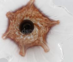Murano üvegcsillár, szerelékével, jó állapotban, jelzés nélkül, d: 40 cm