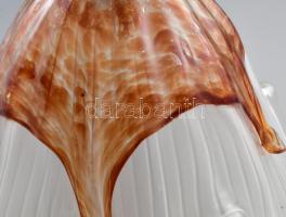 Murano üvegcsillár, szerelékével, jó állapotban, jelzés nélkül, d: 40 cm