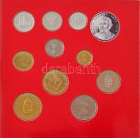 1994. 10f-200Ft (11xklf) "Magyarország pénzérméi" forgalmi sor dísztokban, benne 1994. 200...