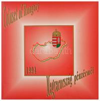 1994. 10f-200Ft (11xklf) "Magyarország pénzérméi" forgalmi sor dísztokban, benne 1994. 200...