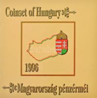 1996. 10f-100Ft (10xklf) "Magyarország pénzérméi" forgalmi sor dísztokban . A belső tokon ...