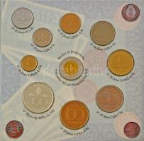 1997. 50f-200Ft (10xklf) "Magyarország pénzérméi" forgalmi sor dísztokban . A belső tokon ...