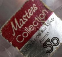 Stölzle Oberglas Masters collection vadászpohár szett, 6 db, klf csiszolt állatmintákkal, kopással, ...