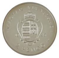 DN "Magyarok Kincstára - Pázmány Péter 2 pengő, 1935" ezüstözött rézötvözet utánveret, kap...