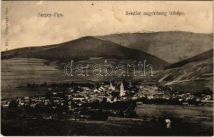 1917 Svedlér, Schwedler, Svedlár (Szepes, Zips); látkép. Szlovik Jenő kiadása / general view (fl)