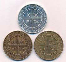 1994. "II.Alexij patriarcha magyarországi látogatása" peremén jelzett Ag, aranyozott és br...