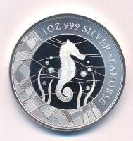 Szamoa 2018. 2T Ag "Csikóhal" (1oz/0.999) T:UNC Samoa 2018. 2 Tala Ag "Seahorse" (1oz/0.999) C:UNC Krause KM# 469