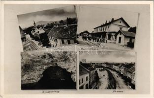 1934 Tapolca, vasútállomás, Tavasbarlang, Fő utca