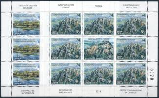 European Nature Protection minisheet set Európai Természetvédelem kisív sor