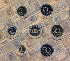 2002. 1Ft-100Ft 8klf db, szettben, benne 100Ft "Kossuth" T:PP Csak 3000db!