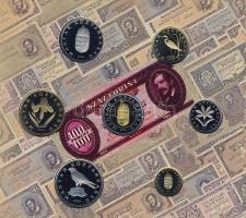 2002. 1Ft-100Ft 8klf db, szettben, benne 100Ft "Kossuth" T:PP Csak 3000db!