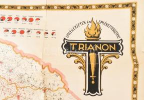 1910 Magyarország néprajzi térképe, szerk.: Dörre Jenő, Lux Ernő, 1:900 000, szakadásokkal, hátulján...