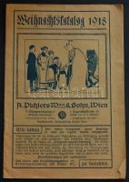 1918 Karácsonyi játékkatalógus német nyelven / 1918 Christmas toy-catalogue in german language