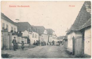 1917 Kisbacon, Batanii Mici; Fő utca / main street (EK)