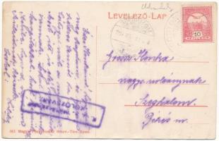 1917 Kisbacon, Batanii Mici; Fő utca / main street (EK)