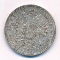Ausztria 1879. 1Fl Ag "Ferenc József" T:XF ph. Austria 1879. 1 Florin Ag "Franz Josep...