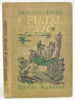 Mayne Reid, [Thomas]: A fiatal utazók. Átdolgozta: Kürthy Emil. Jeges Ernő rajzaival. Bp., [1928], Révai, 159+(1) p. Szövegközi és egészoldalas illusztrációkkal. Kiadói aranyozott, illusztrált egészvászon-kötés, kissé kopottas, minimálisan sérült borítóval, tulajdonosi bélyegzőkkel.