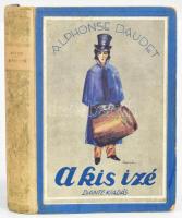 Daudet, Alphonse: A kis izé. Ifjusági regény. Ford.: Csetényi Erzsi. Végh Dezső rajzaival. Bp., é.n. (cca 1930), Dante, 168 p. Második kiadás. Kiadói illusztrált félvászon-kötés, kissé viseltes borítóval, kopott gerinccel, helyenként foltos lapokkal.