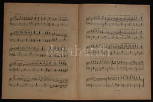 Kálmán Imre: A bajadér operett nagyalakú kottafüzete a Rózsavölgyi és Társa kiadásában, Budapest