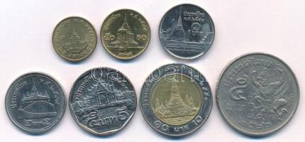 Thaiföld ~1977-2008. 25s-10B (7xklf) T:UNC-VF az egyiken ph
Thailand ~1977-2008. 25 Satang - 10 Bah...