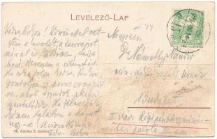 1912 Erzsébetváros, Elisabethstadt, Dumbraveni; Márton György sütödéje Seer János fodrász terme, Sch...