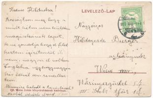 1911 Szatmárnémeti, Satu Mare; Református leányiskolai otthon, M. kir. posta és távirda hivatal, Pol...