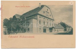 1910 Kolozsvár, Cluj; Magyar Nemzeti színház. Dunky fivérek fényképészek / Hungarian National Theatre (lyuk / pinhole)