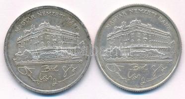 1992-1993. 200Ft Ag "MNB" (2xklf) T:AU,XF patina Adamo F13