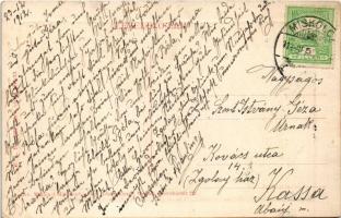 1912 Miskolc, Városi adóhivatal. W.L. Bp. 1057. Özv. Majtényi Mártonné kiadása (EK)