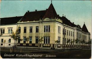 1914 Kiskunfélegyháza, zárdaiskola. Royko B. kiadása (EB)