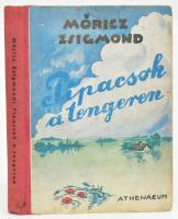 Móricz Zsigmond: Pipacsok a tengeren. Szigethy István rajzaival. Bp., [1938], Athenaeum, 127+(1) p. Első kiadás. Kiadói illusztrált félvászon-kötés, kissé sérült, kopott borítóval, belül nagyrészt jó állapotban.