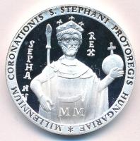 Bozó Gyula (1913-2004) 2000. "1000 éves Magyarország - Millennium" kétoldalas fém emlékére...