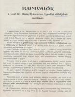 1907 Tudnivaló a József. kir. Herceg Szanatórium (adománygyűjtő) ridikuljeinek kezeléséről