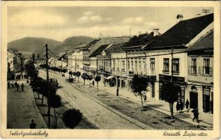 1942 Székelyudvarhely, Odorheiu Secuiesc; Kossuth Lajos utca / street (EK)