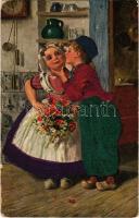 Children. T.S.N. Serie 1609. decorated (kopott sarkak / worn corners)
