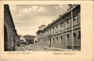 Rozsnyó, Roznava; Ágostai hitvallású evangélikus polgári leányiskola. Sajó-Vidék kiadása / girl school (Rb)