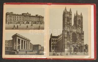 cca 1900 London füzet 22db metszettel/ The New Album of London with 22 pieces of engraving