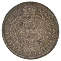 Ausztria 1716. Tallér Ag "VI. Károly" Bécs (28,91g) T:AU patina, peremen 2 helyen ~8mm hos...
