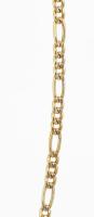14k arany (Au) figaro mintás nyaklánc. Jelzett 5,42 g, 42 cm