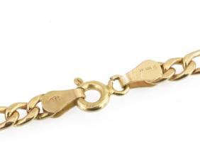 14k arany (Au) figaro mintás nyaklánc. Jelzett 5,42 g, 42 cm