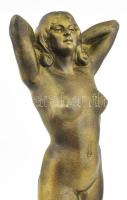 Maugsch Gyula (1882 - 1946) után: Nyújtózkodó akt. 20. sz. első fele. Fém, utánöntés, jelzéssel, m: ...