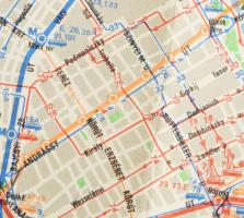 6 db közlekedési- és autótérkép: Budapest közlekedési térképe és tömegközlekedési hálózata; BKV vona...