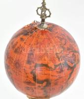 Földet tartó Atlasz földgömb, kis sérüléssel, fém, karton, m: 32,5 cm