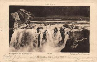 1899 Gmunden waterfall